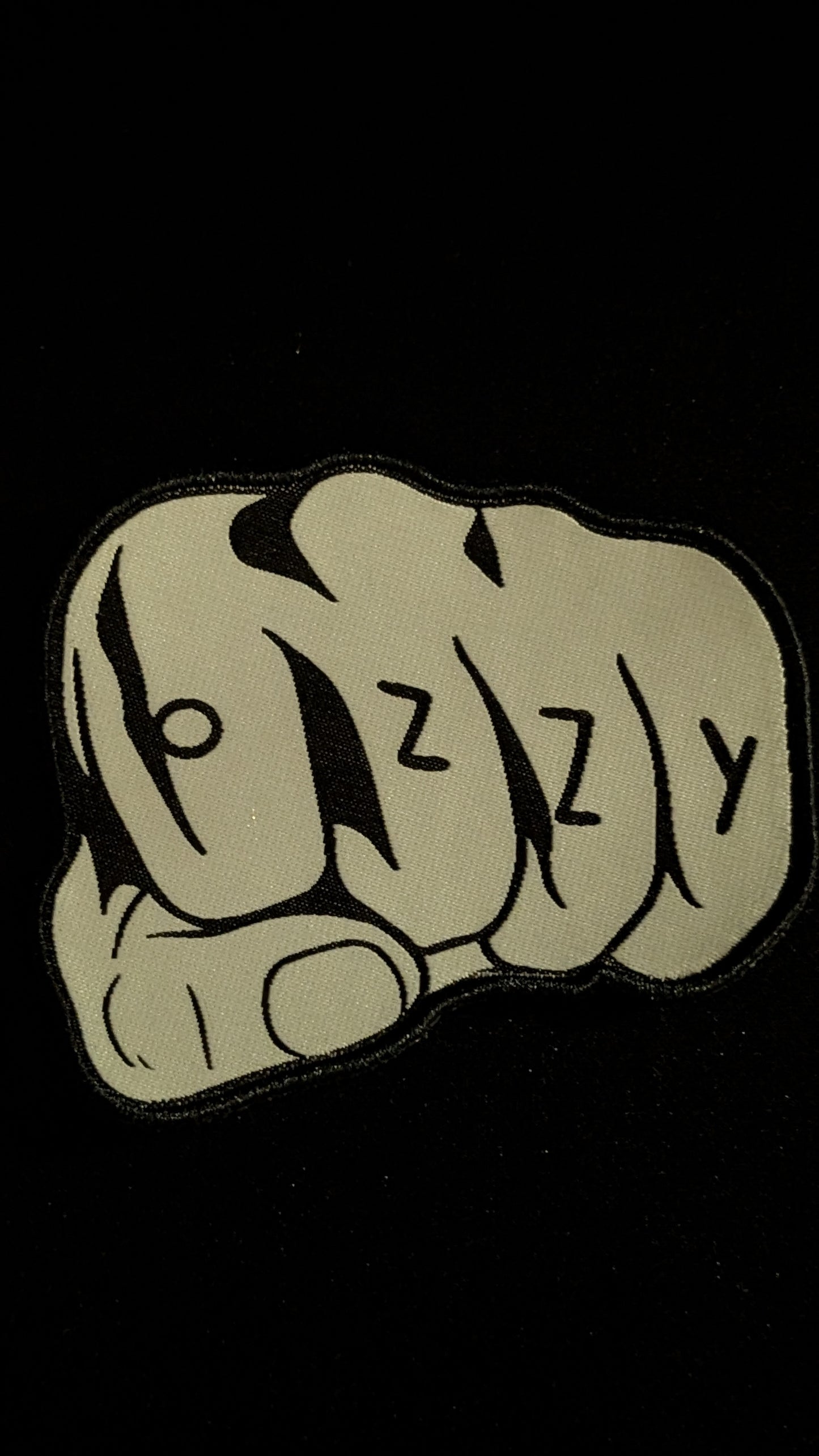 Ozzy Fist Woven Patch